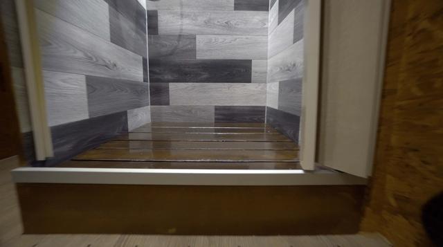 Cheap DIY Van Shower Floor