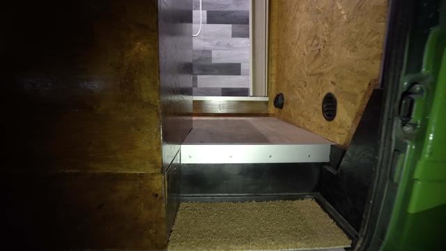 Cheap DIY Van Entrance
