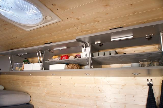 DIY Camper Van Pantry