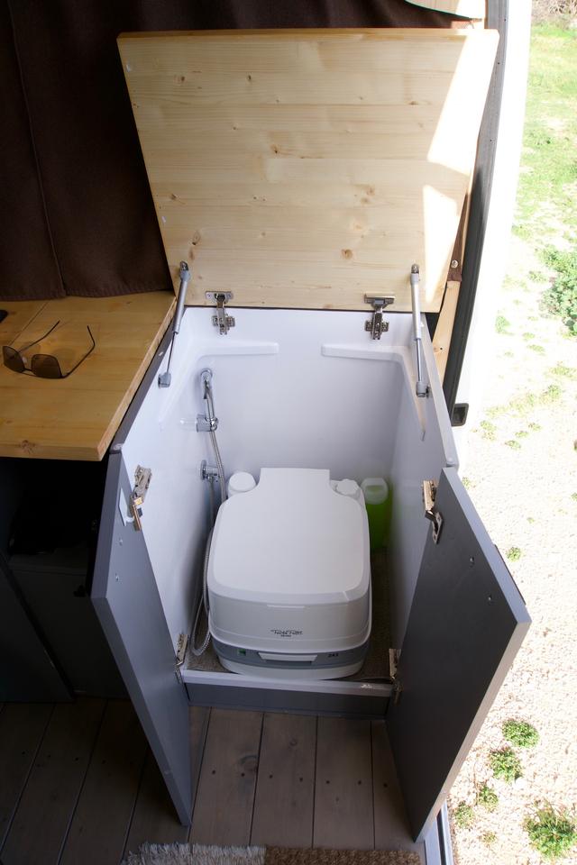 DIY Camper Van shower